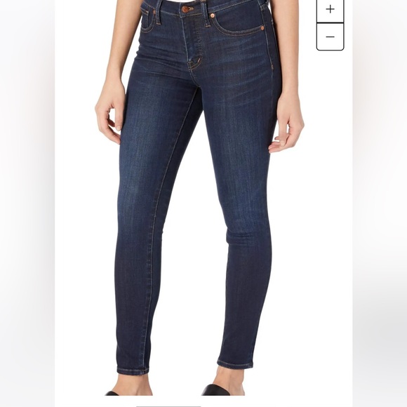 Madewell 9” Mid-Rise Skinny Jean with Stretch Size 27 - Picture 1 of 12